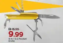 Mark & Save 8 In 1 S.S Pocket Knife offer