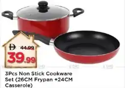 Mark & Save Non stick cookware set frypan +casserole offer