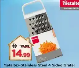 Mark & Save Metaltex-stainless steel 4 sided grater offer