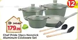 Mark & Save Chef pride nonstick aluminum cookware set offer
