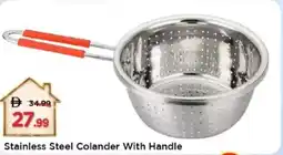 Mark & Save Stainless Steel Colander With Handle offer