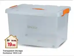 Mark & Save Transparant storage container with lid offer