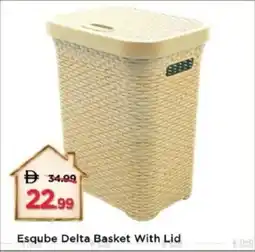 Mark & Save Esqube Delta Basket With Lid offer