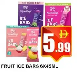 Makkah Markets Fruit ice bars offer