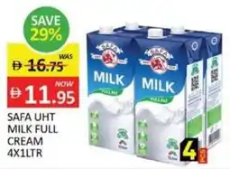 Al Madina Safa uht milk full cream offer