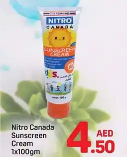 Day To Day Nitro Canada Sunscreen Cream offer