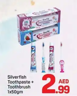 Day To Day Silverfish Toothpaste + Toothbrush offer