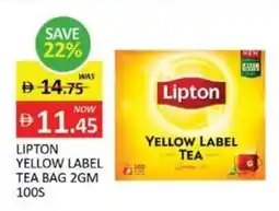 Al Madina Lipton yellow label tea bag offer