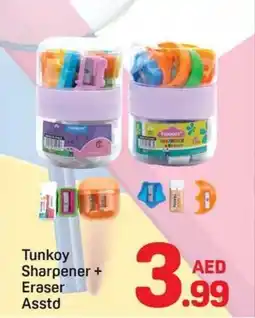 Day To Day Tunkoy Sharpener + Eraser Asstd offer