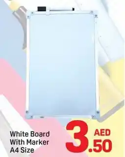 Day To Day White Board With Marker A4 Size offer