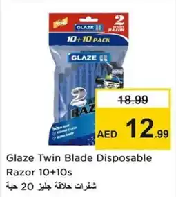 Nesto Glaze Twin Blade Disposable Razor offer