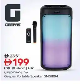 Nesto Geepas Portable Speaker GMS11194 offer