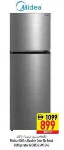 Safeer Market Midea 400ltrs Double Door No Frost Refrigerator MDRT39SMTE46 offer