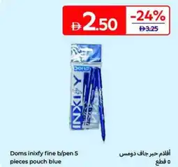 Carrefour Doms Inixfy Fine Ballpen Blue offer