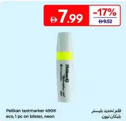 Carrefour Pelikan textmarker 490 eco, 1 pc on blister, neon offer
