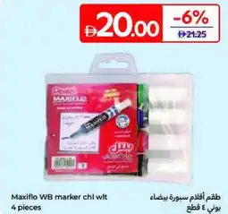 Carrefour Maxiflo WB marker chl Wit offer
