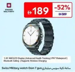 Carrefour Swiss Military watch Dom 7 gun offer