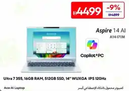 Carrefour Aspire 14 Al A14-I71M offer