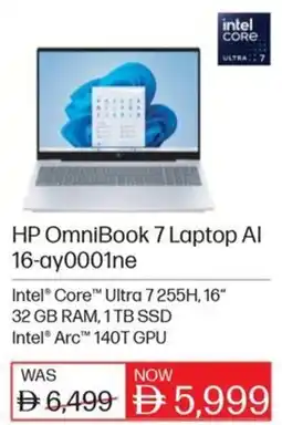 Sharaf DG HP OmniBook 7 Laptop Al 16-ay0001ne offer