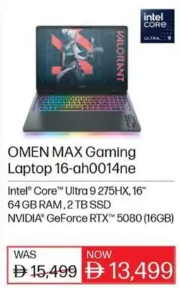 Sharaf DG OMEN MAX Gaming Laptop 16-ah0014ne offer