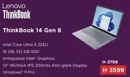 Sharaf DG Lenovo ThinkBook 14 Gen 8 offer