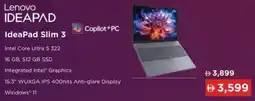 Sharaf DG Lenovo IdeaPad Slim 3 offer