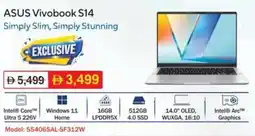 Sharaf DG ASUS Vivobook S14 offer