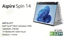 Sharaf DG Acer Aspire Spin 14 offer