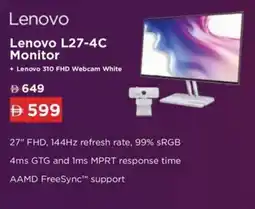 Sharaf DG Lenovo L27-4C Monitor offer