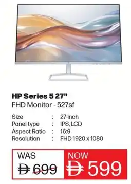 Sharaf DG HP Series 5 27" FHD Monitor-527sf offer