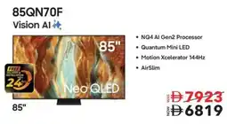 Sharaf DG SAMSUNG Neo QLED 85" 85QN70F offer