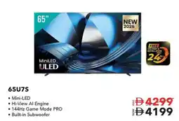 Sharaf DG Hisense 65" 65U7S Mini-LED offer