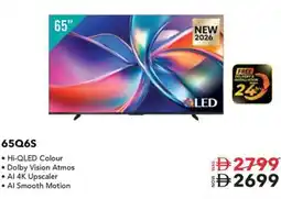 Sharaf DG Hisense 65" 65Q6S Hi-QLED Colour offer