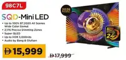 Sharaf DG TCL 98C7L SQD-Mini LED offer