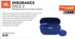 Sharaf DG JBL ENDURANCE RACE 2 Waterproof sports true wireless earbuds offer