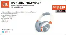 Sharaf DG JBL LIVE JUNIOR470NC Wireless over-ear noise cancelling kids headphones offer