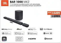Sharaf DG JBL BAR 1000 MK2 7.1.4 channel soundbar system offer