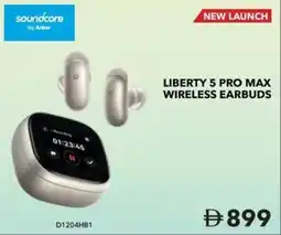Sharaf DG Soundcore by anker liberty 5 pro max wireless earbuds offer