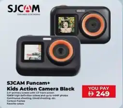 Sharaf DG SJCAM Funcam+ Kids Action Camera Black offer