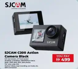 Sharaf DG SJCAM C200 Action Camera Black offer