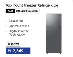 Sharaf DG Samsung Top Mount Freezer Refrigerator RT66CG6406S9AE offer