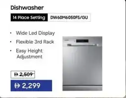 Sharaf DG Samsung Dishwasher DW60M6050FS/GU offer