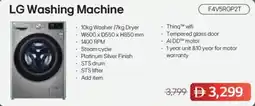 Sharaf DG LG Washing Machine F4V5RGP2T offer