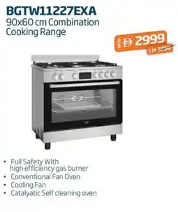 Sharaf DG beko BGTW11227EXA 90x60 cm Combination Cooking Range offer
