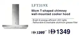 Sharaf DG Electrolux LFT319X 90cm T-shaped chimney wall-mounted cooker hood offer