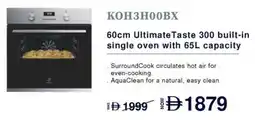 Sharaf DG Electrolux KOH3H00BX 60cm Ultimate Taste 300 built-in single oven offer