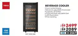Sharaf DG TEKA beverage cooler offer
