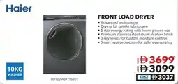 Sharaf DG Haier front load dryer offer