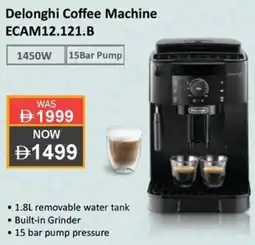 Sharaf DG Delonghi Coffee Machine ECAM12.121.B offer