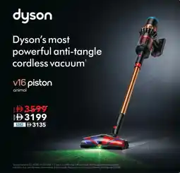 Sharaf DG Dyson's most powerful anti-tangle cordless vacuum' v16 piston offer